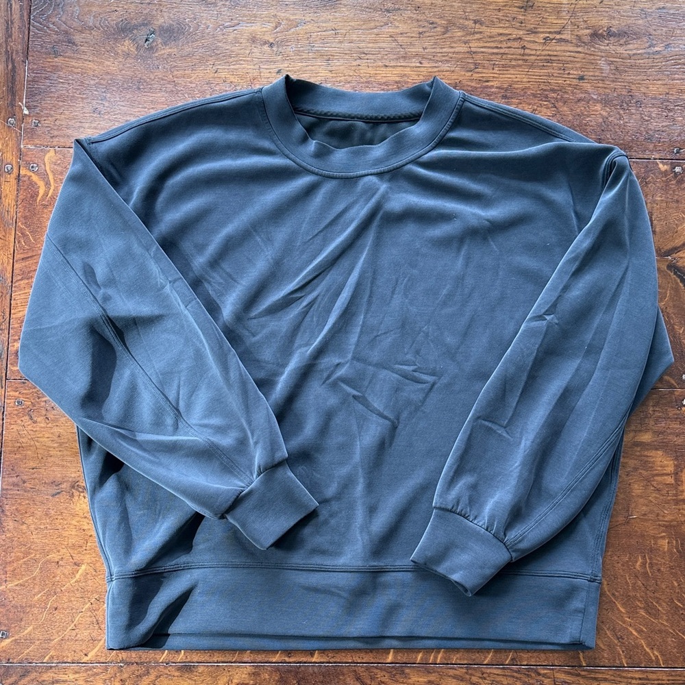 lululemon softstreme oversize crew neck sweatshirt